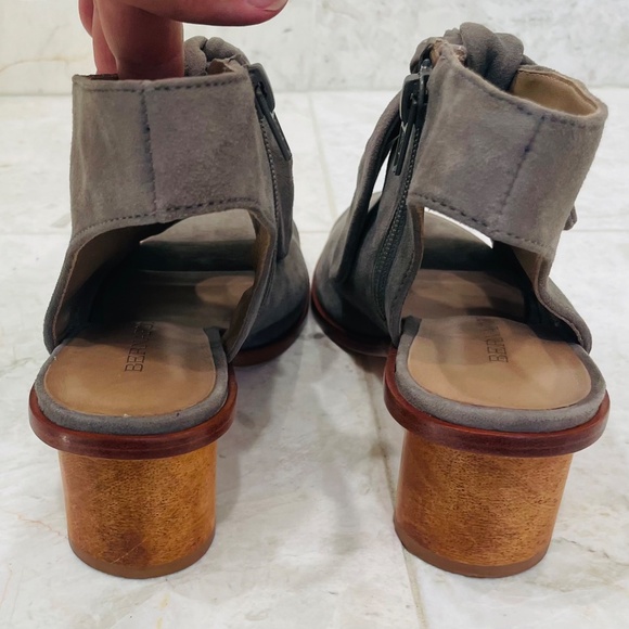 BERNARDO {6.5} Booties Gray Suede Knotted "Luna" - Picture 5 of 10